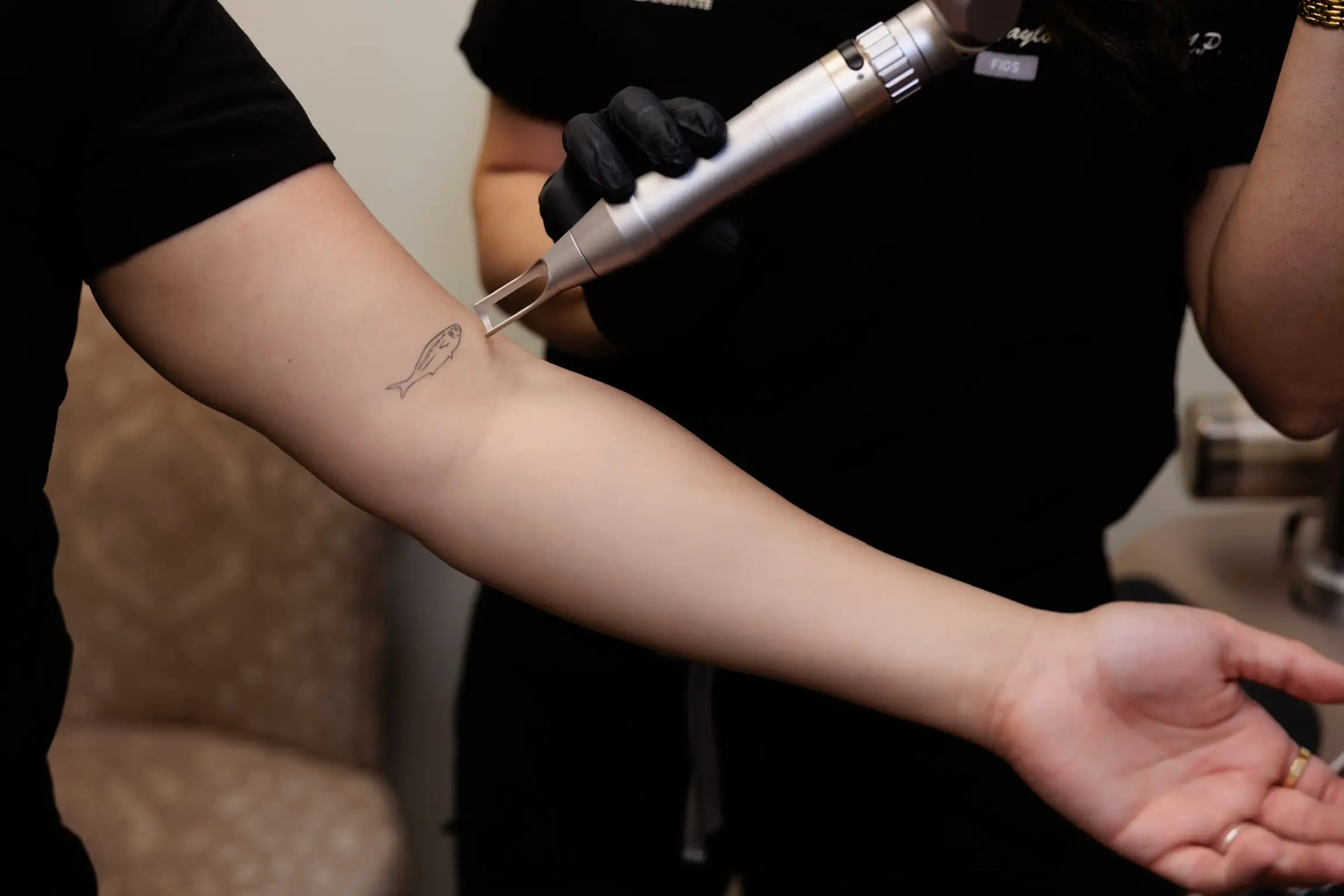 Tattoo removal treatment at Anti-Aging & Laser Institute in Providence, RI