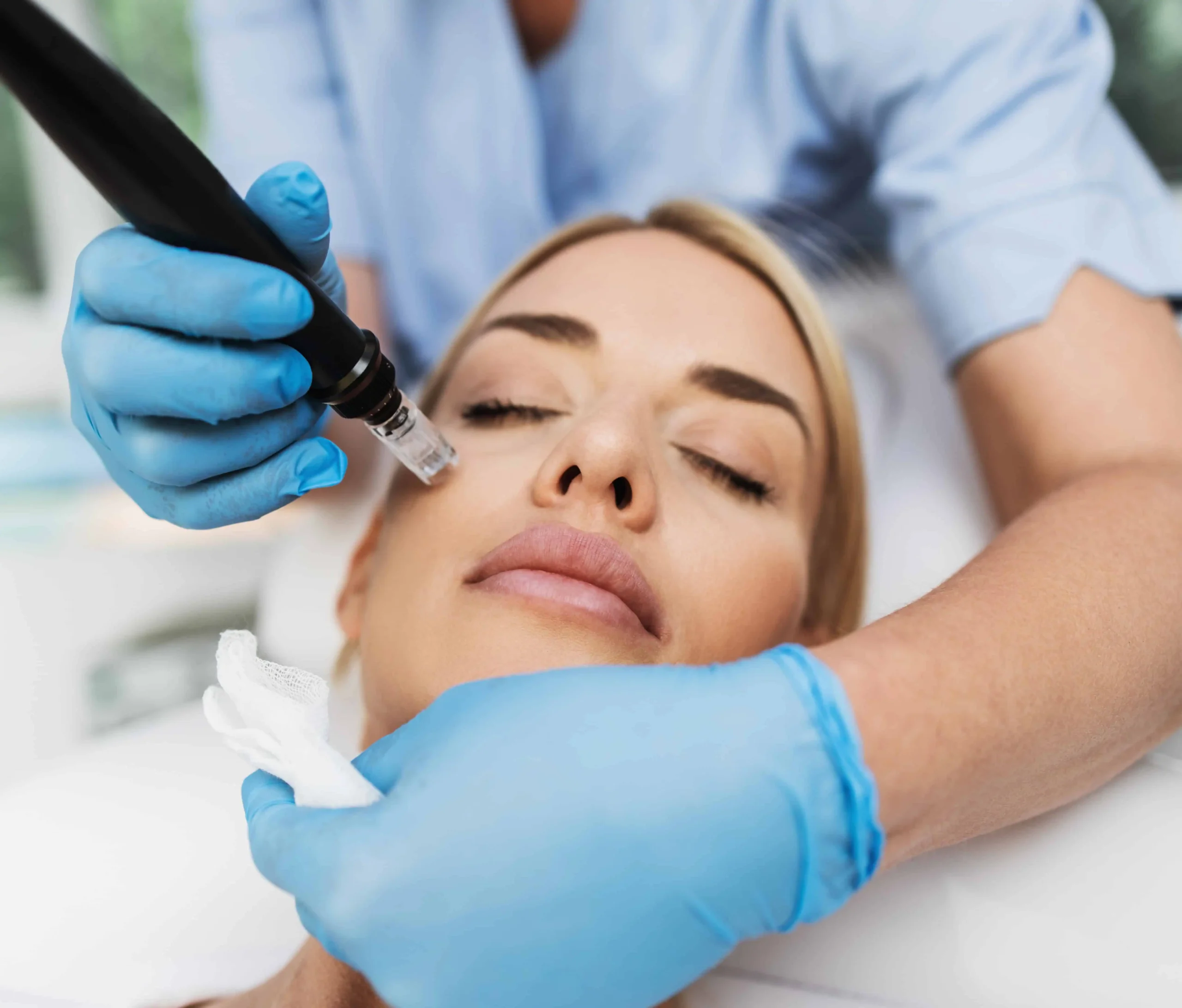 Secret RF microneedling with exosomes